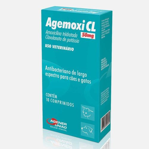 AGEMOXI CL 50MG 10 COMPRIMIDOS